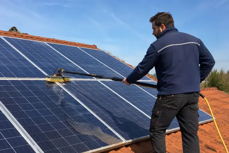 Nettoyage et entretien de panneaux solaires à Provin